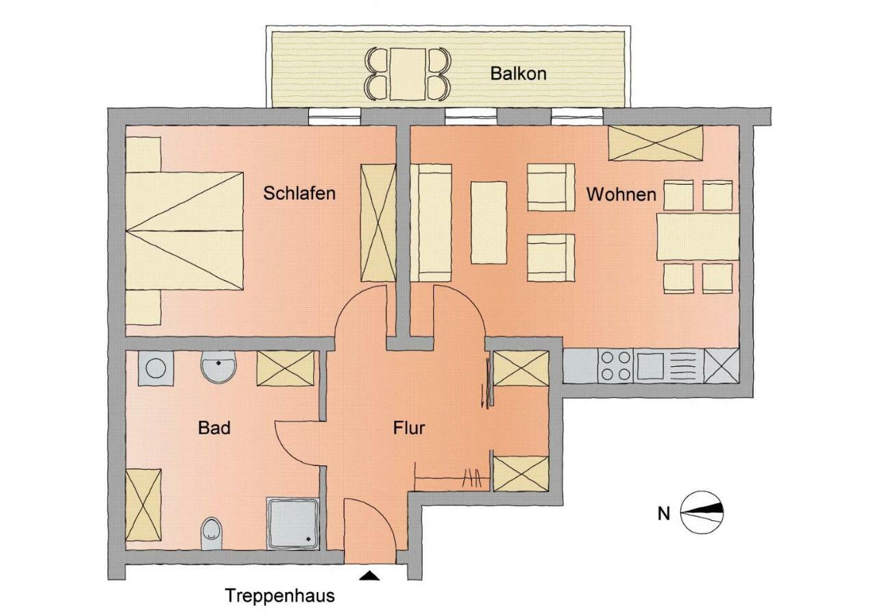 Ferienwohnungen Am Bernsteinweg 普雷罗 外观 照片